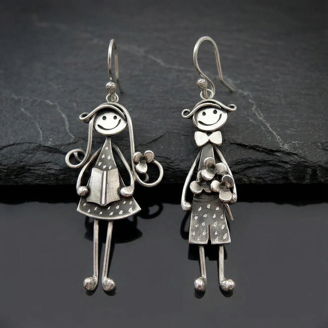 Cercei pendanți vintage pentru băieți și fete