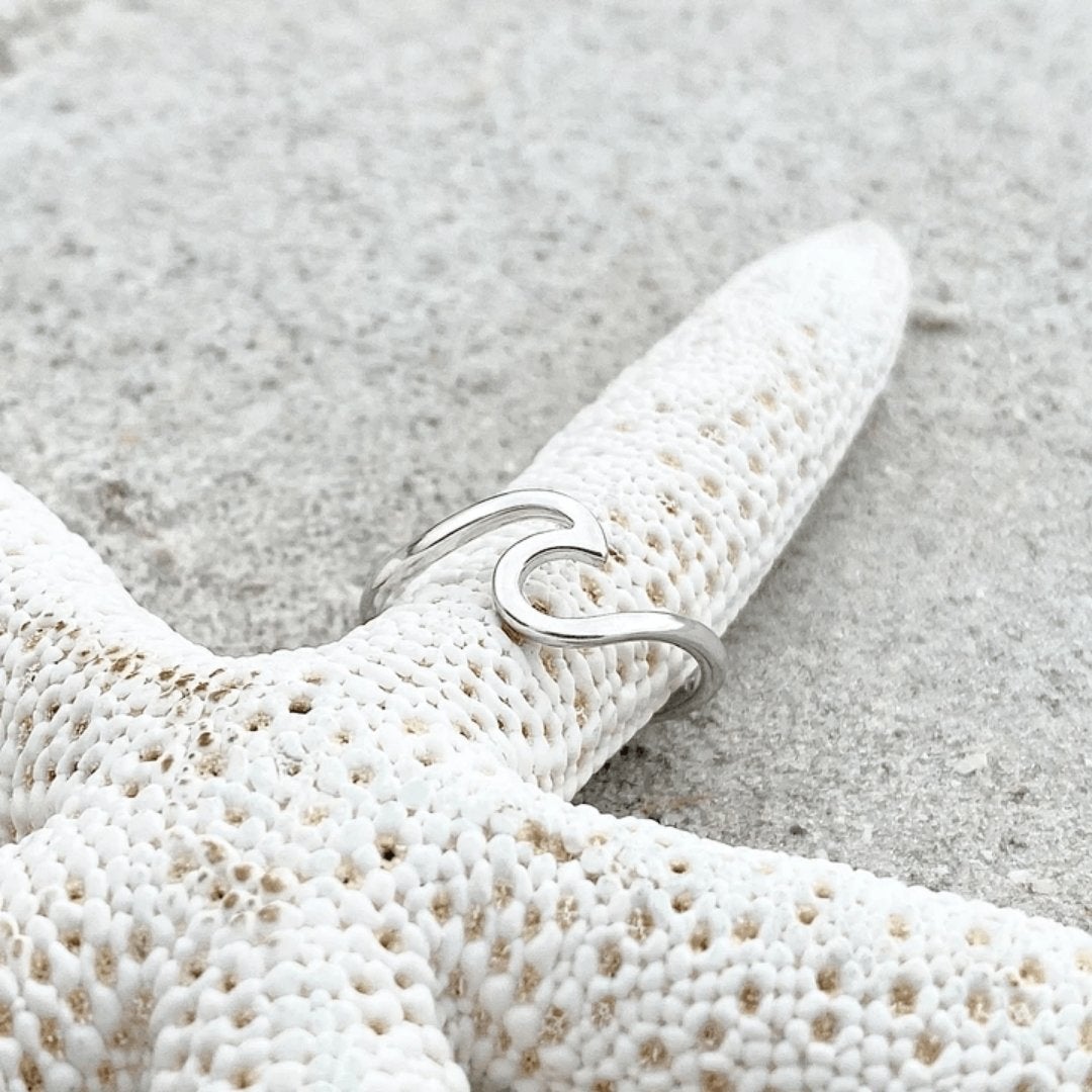 Inel Argint Onda de Mare