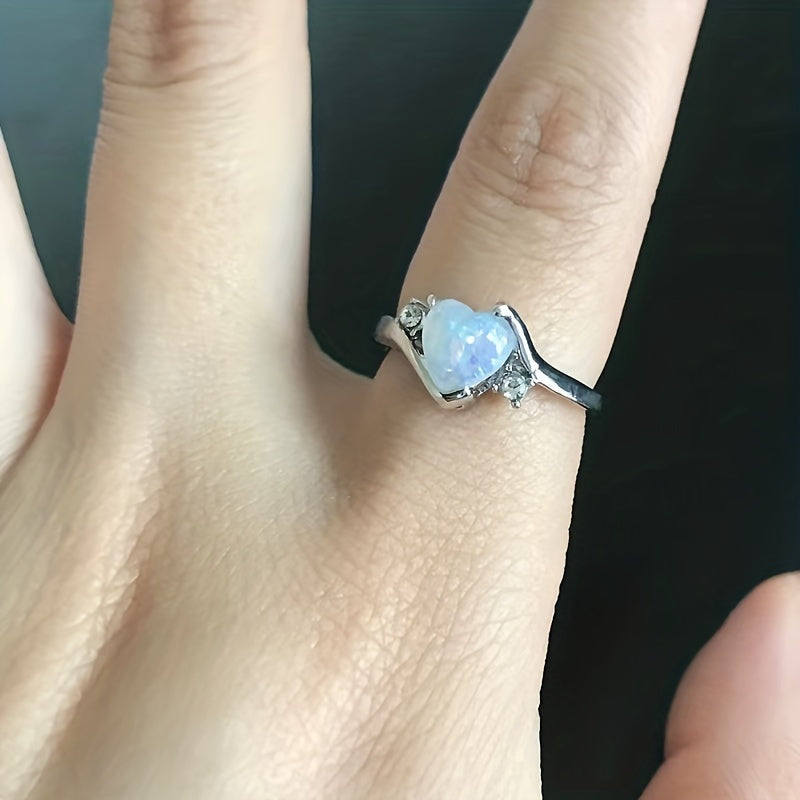 Inel Estela cu Piatră Lunii