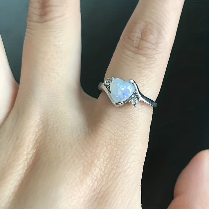 Inel Estela cu Piatră Lunii