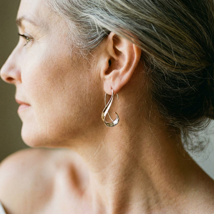 Cercei Vintage Aurii Pendulați