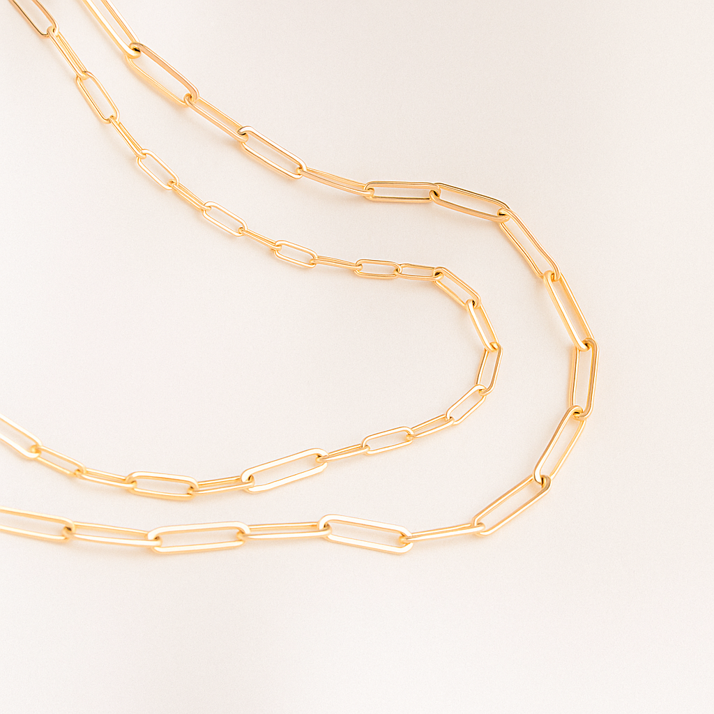 Colier din aur cu lanț clasic