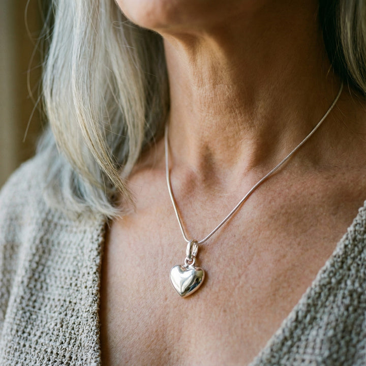 Colier Inimă de Argint