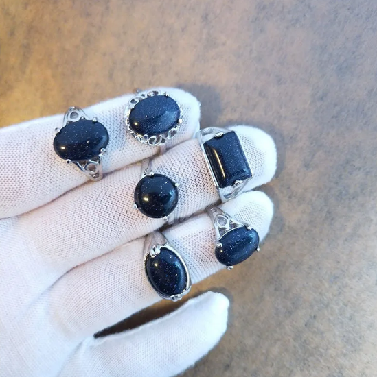 Set de Inele din Piatră Naturală